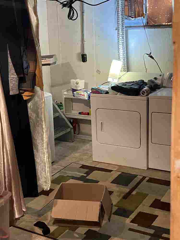 unfinished open basement