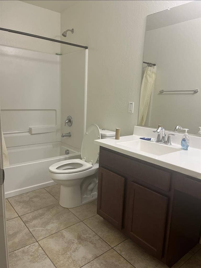 Available furnished bedroom