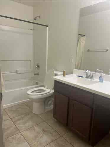 Available furnished bedroom