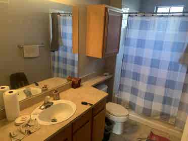 Master bedroom w private bathroom