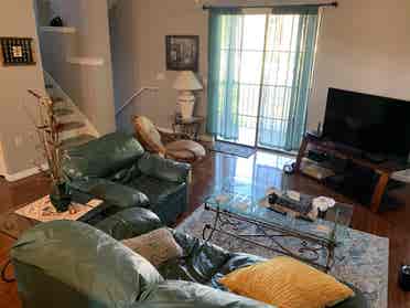 Master bedroom w private bathroom