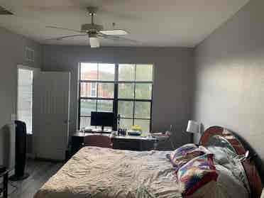 Master bedroom w private bathroom