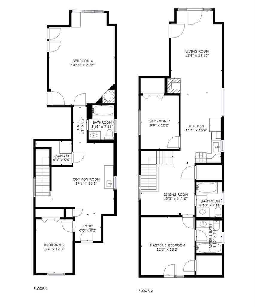 1 BR in Chicago