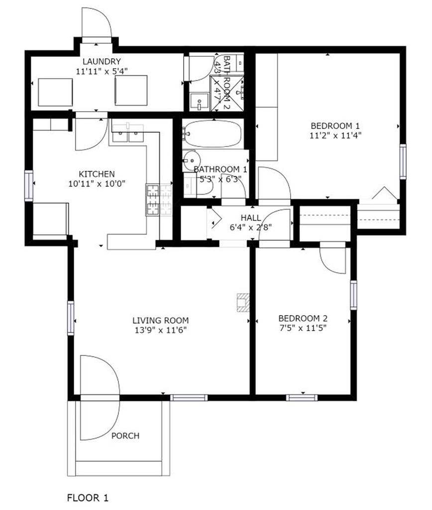 1 BR in Long Beach