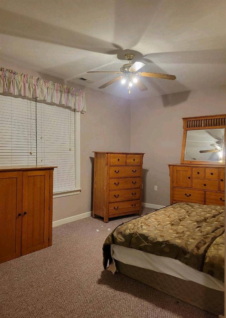 Spacious furnished room