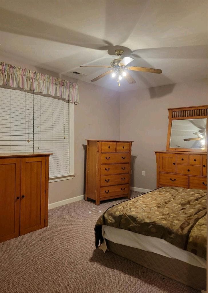 Spacious furnished room
