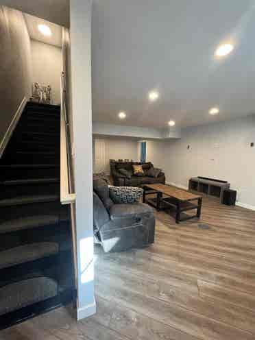 Basement available!