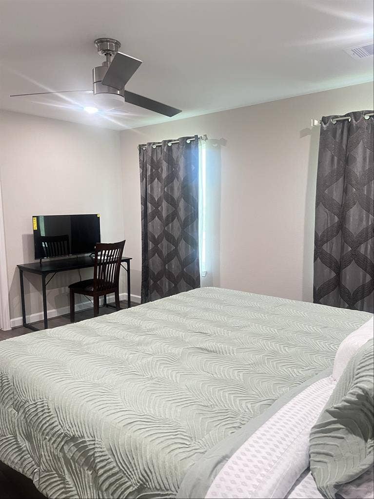 Cozy and spacious master bedroom