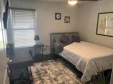 1 clean and furnished bedroom