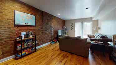 spacious one-bedroom,