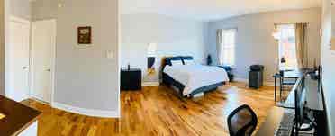 spacious one-bedroom,