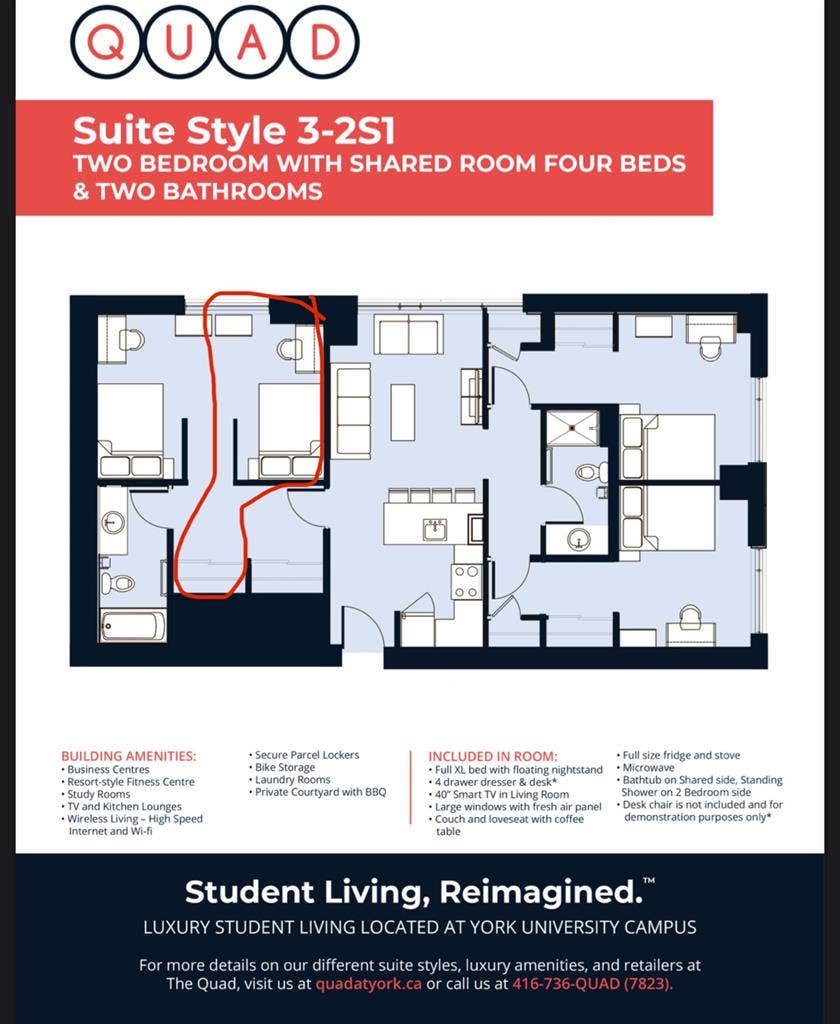 Lease Transfer at Quad at York