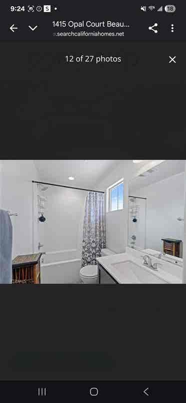 2 separate bdrms, 2 separate bath