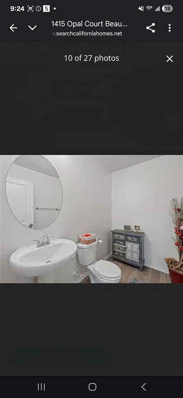 2 separate bdrms, 2 separate bath