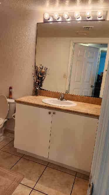 Bedroom with private bathroom