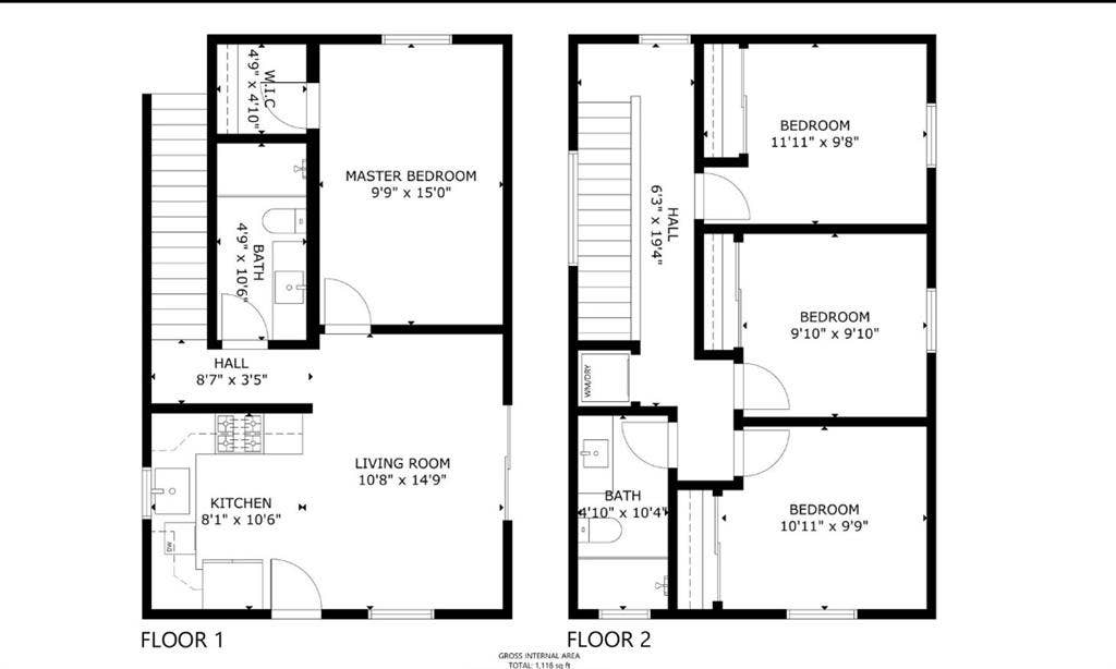 2 ROOMS IN CO-ED HOUSE BY STATE