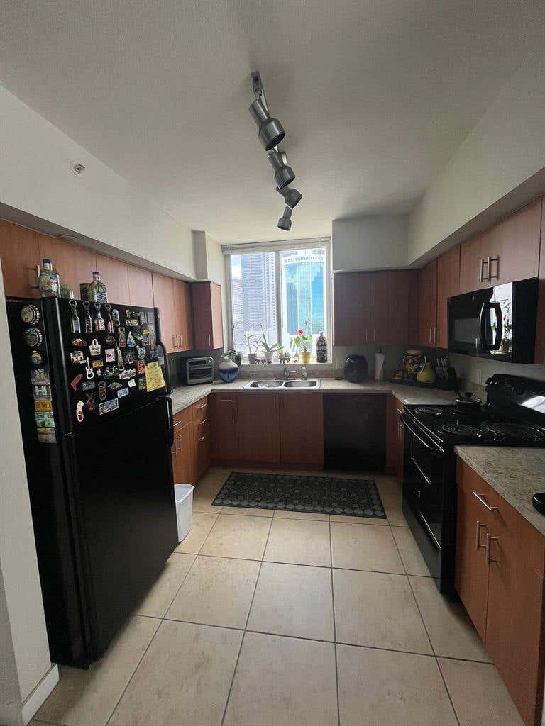 room with bathroom