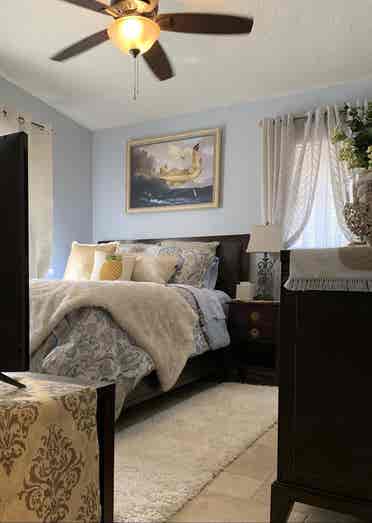Furnished Master bed/bath pool home