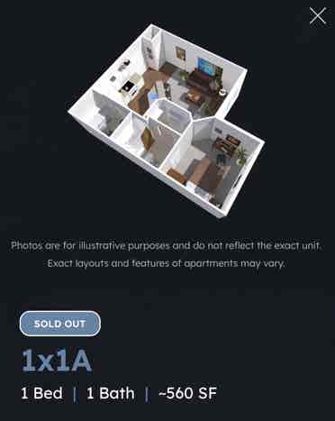 Subleasing 1 Bedroom Apartment