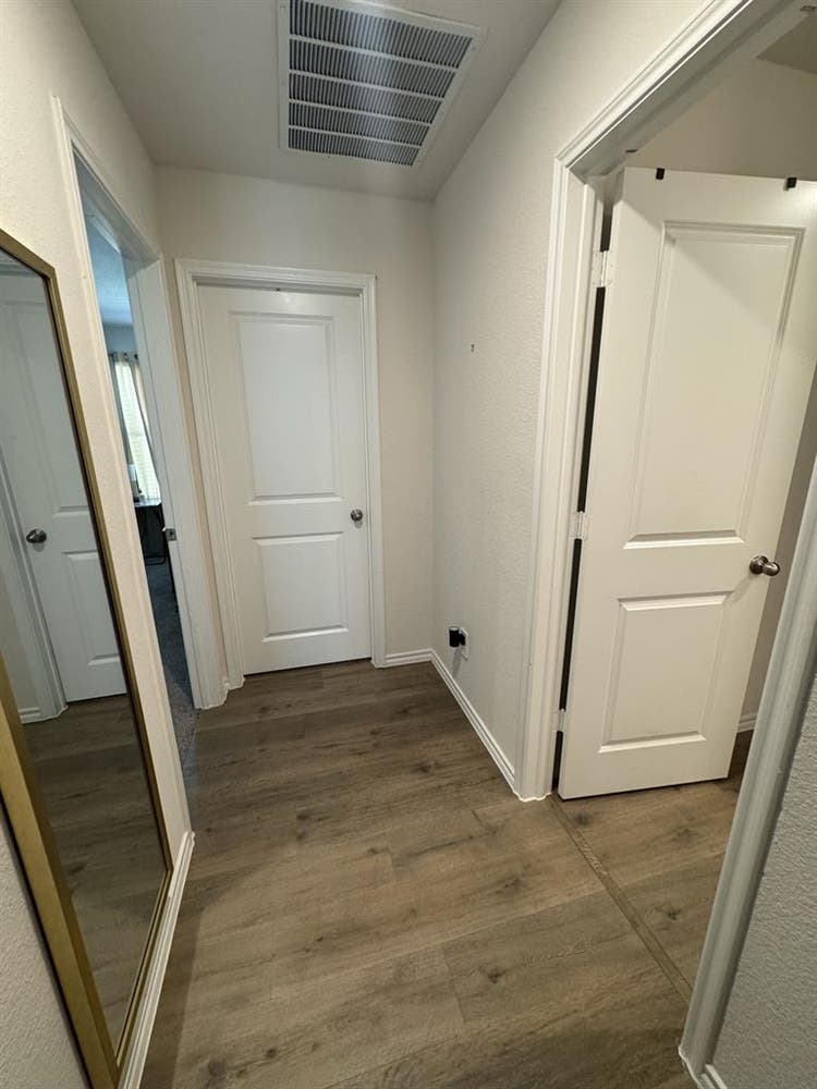 Private bedroom and bathroom