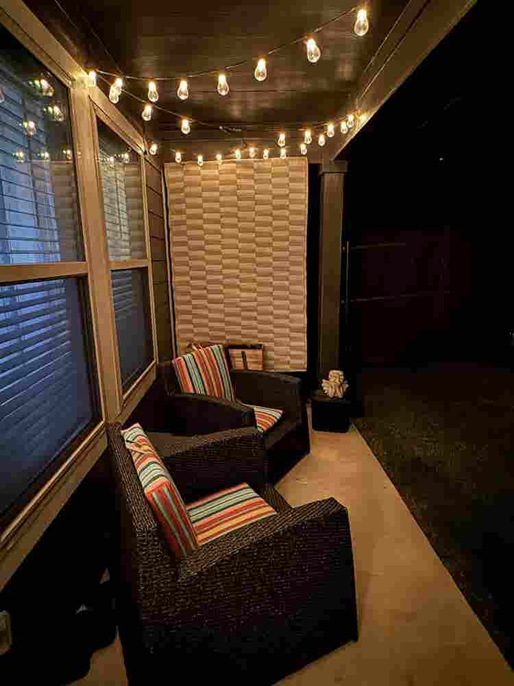 Private bedroom and bathroom