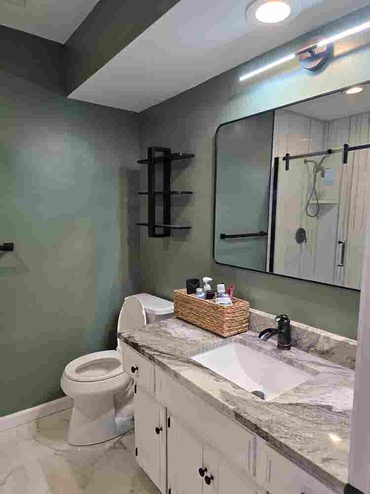 A private room with a private bath