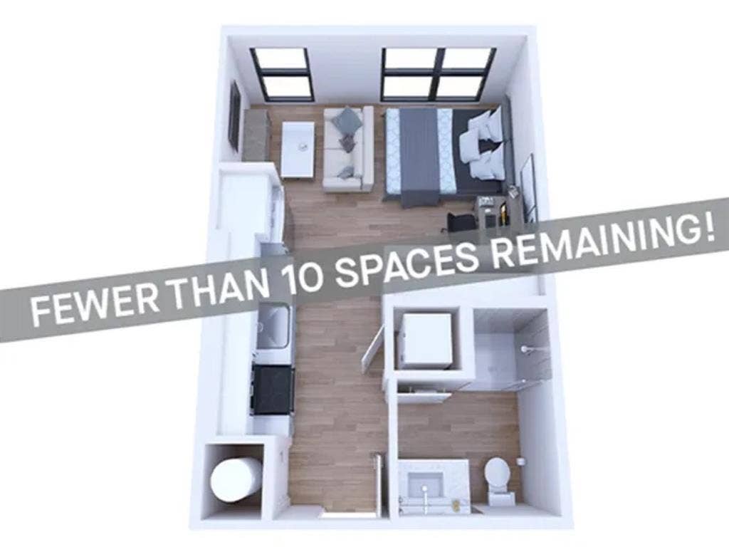 Studio unit for sublease