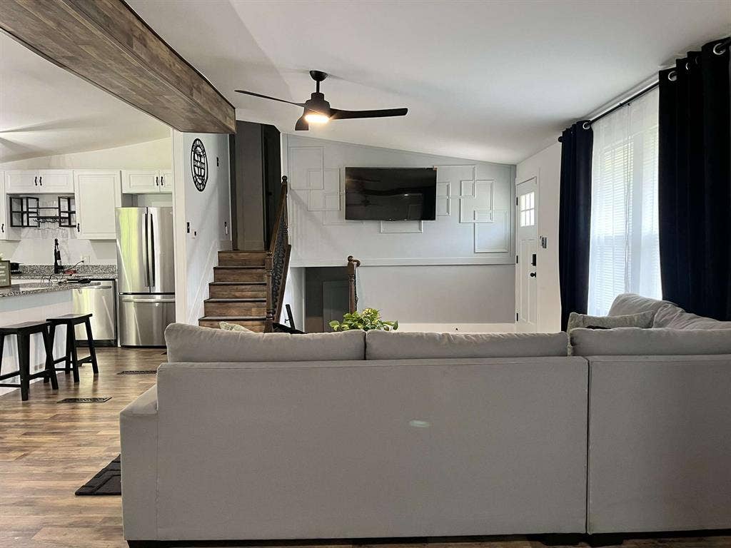 Private bedroom and bathroom