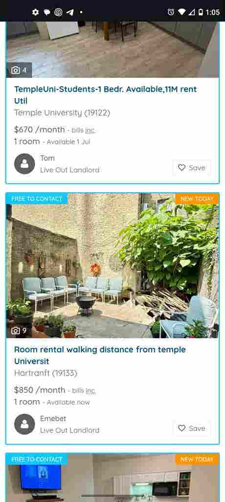 Room for rent in Philadelphia