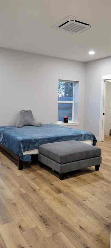 Fully furnished master bedroom