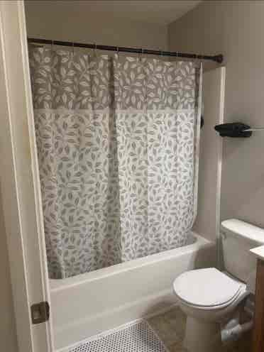 Room for rent in a townhouse.