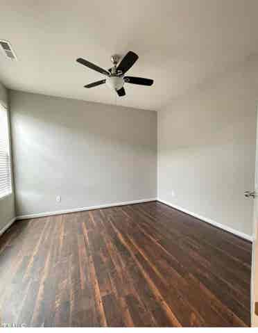 Room for rent in a townhouse.