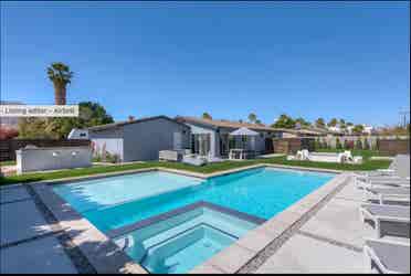 with gorgeous pool.