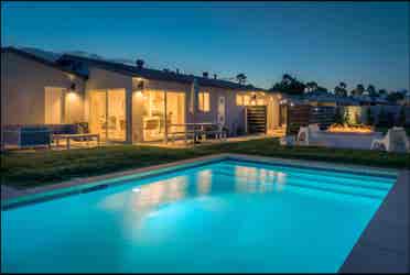 with gorgeous pool.