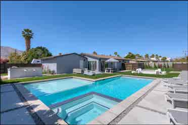 with gorgeous pool.
