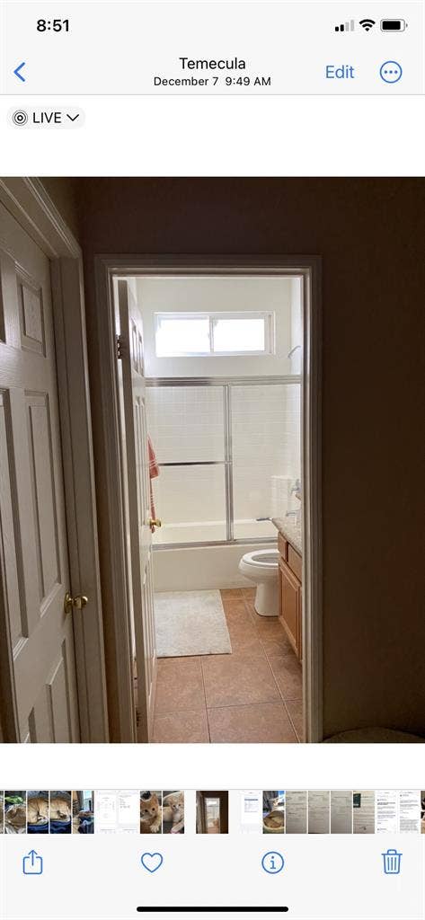 Downstairs bedroom .