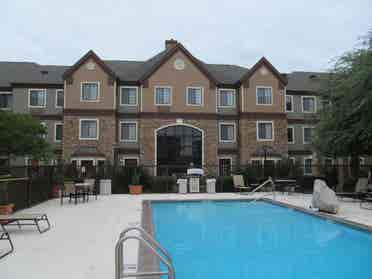 Extended stay hotel room