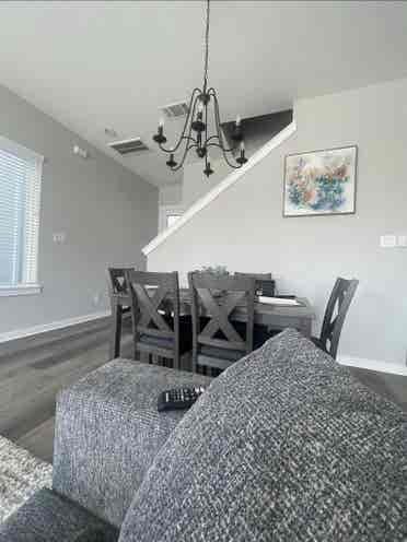 1 bed one bath in a town home