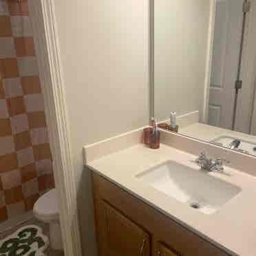 Furnished private bdrm and bath