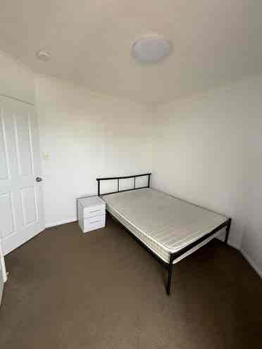 Furnished bedroom in an apartment