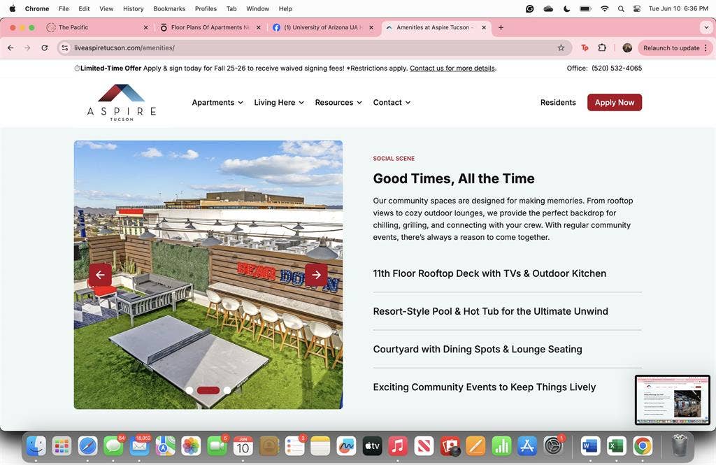 Room for rent at Aspire