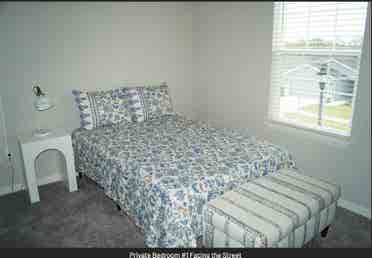 Private bedroom for rent.