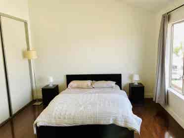 Spacious bedroom with private bath