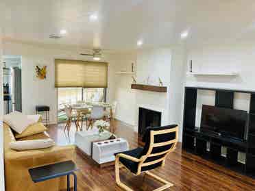 Spacious bedroom with private bath