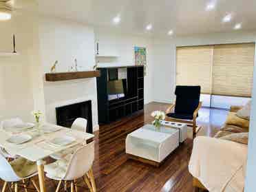Spacious bedroom with private bath