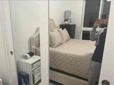 Private
 bedroom and private bath