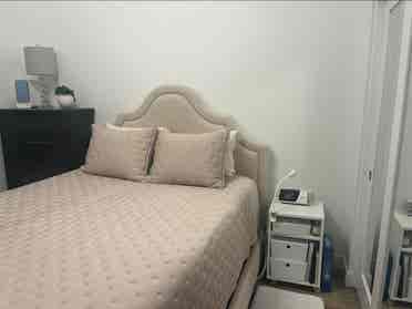 Private
 bedroom and private bath