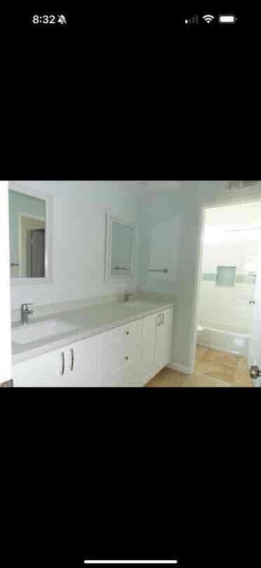 2 attached bedrooms + bath