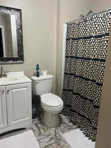 Private Bed&Bath near highway