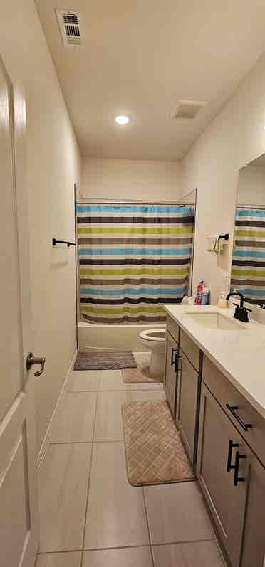 Private room and bathroom available